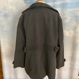 Centrigrade Dark Gray Lined Winter Coat 3X